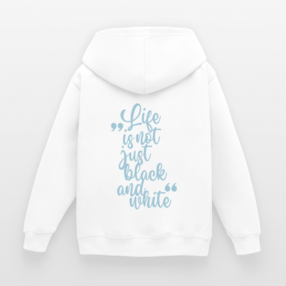 LiNBW. Crew Hoodie Life is not just black and white Edition Blue - LiNBW.