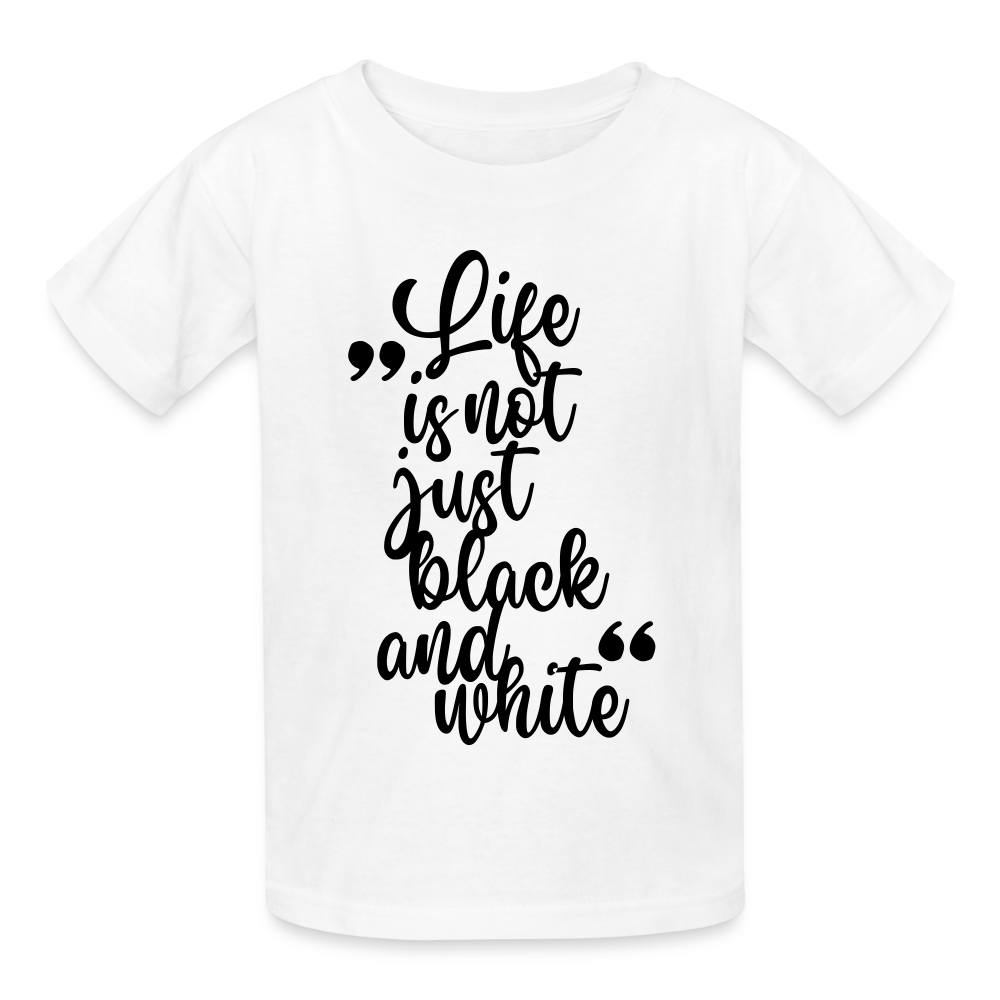 Life is not just black and white T-Shirt Black Edition - LiNBW.