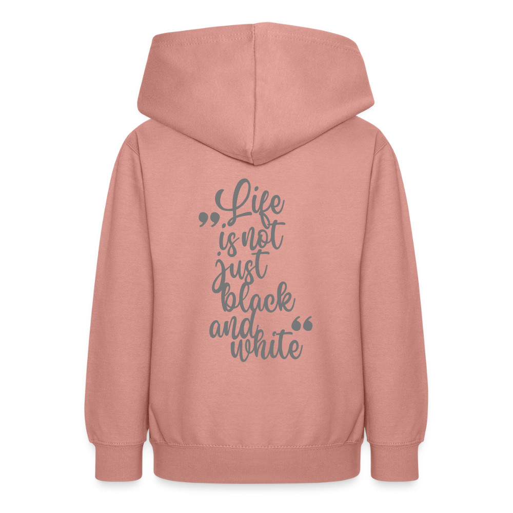 LiNBW. Crew Hoodie Life is not just black and white Edition Grey - LiNBW.