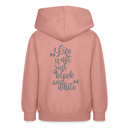 LiNBW. Crew Hoodie Life is not just black and white Edition Grey - LiNBW.