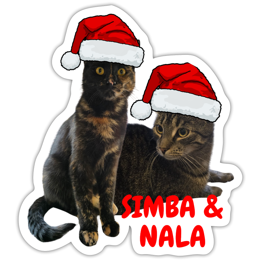 Simba´s und Nala´s Sticker Weihnachtsedition - LiNBW.