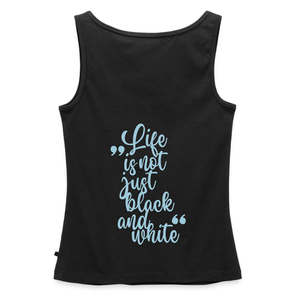 LiNBW. Tank Top Premium Blue Edition Life is not just black and white - Schwarz