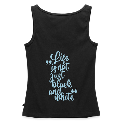 LiNBW. Tank Top Premium Blue Edition Life is not just black and white - Schwarz