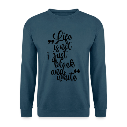 Life is not just black and white Classic Pullover Black Edition - LiNBW.