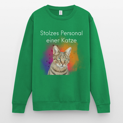 Pedro's Classic Pullover Stolzes Personal einer Katze White Edition - LiNBW.