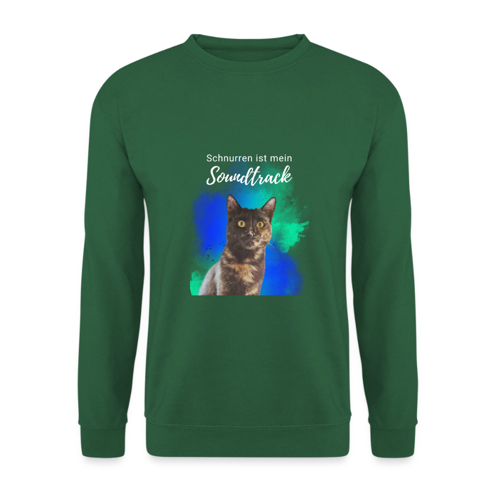 Nala's Classic Pullover Schnurren ist mein Soundtrack White Edition - Grün