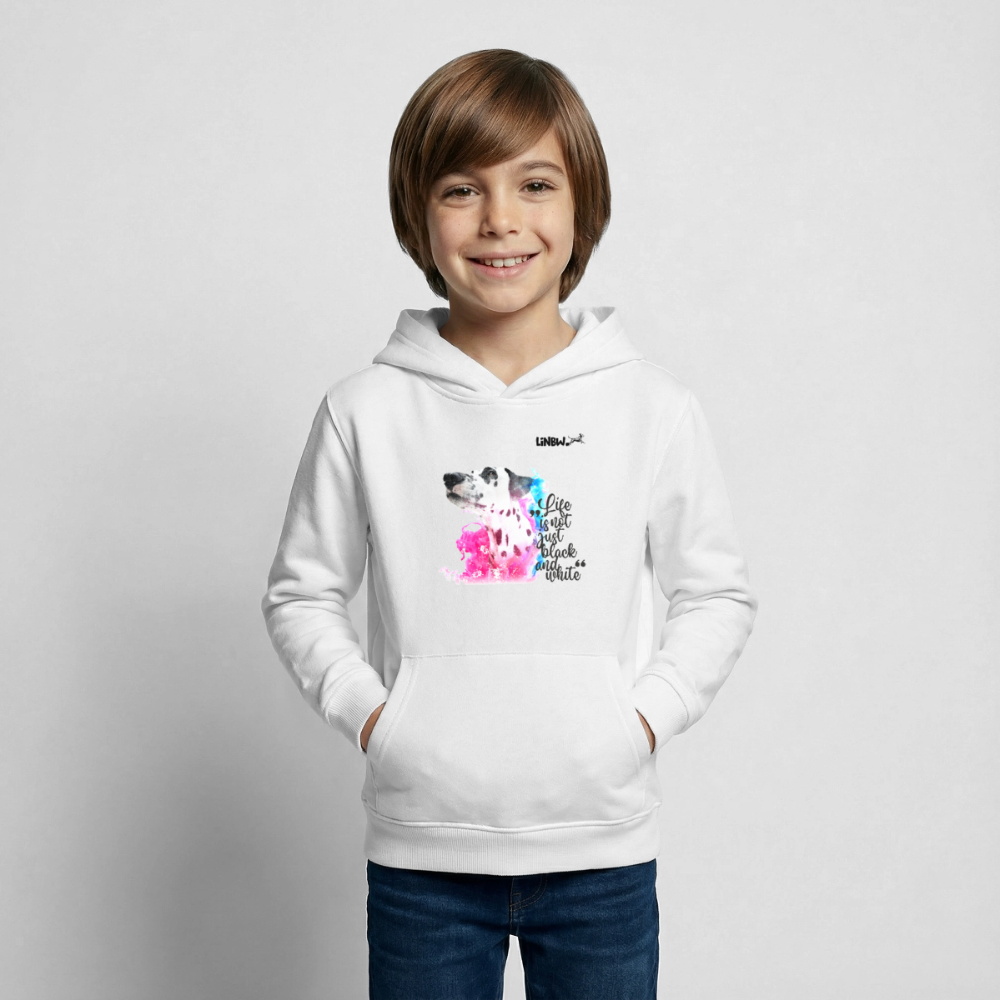 Boa's Hoodie Splash Life is not just black and white Edition Black - LiNBW.