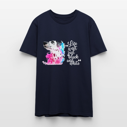 Boa's Unisex T-Shirt Premium Splash White Edition Life is not just black and white - LiNBW.
