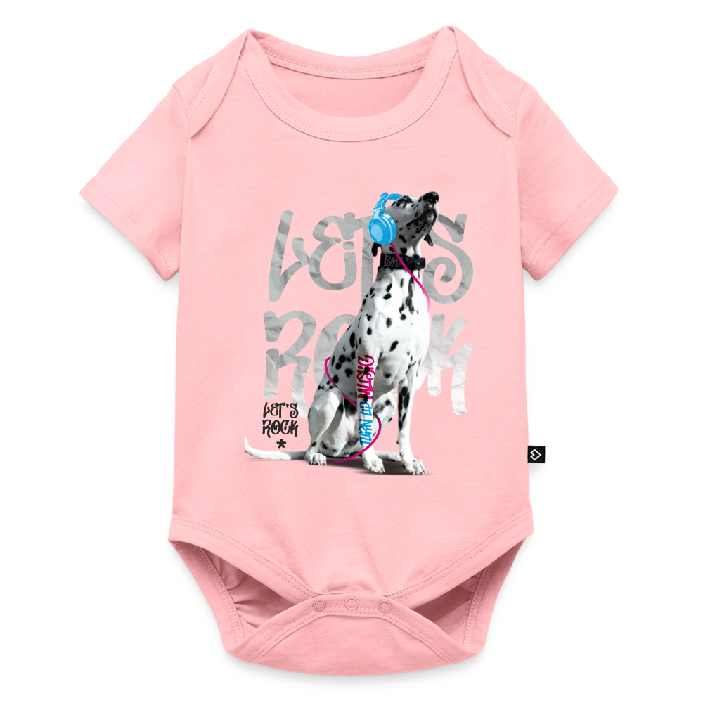 Boa´s Kurzarm-Body Let´s Rock - Rosa
