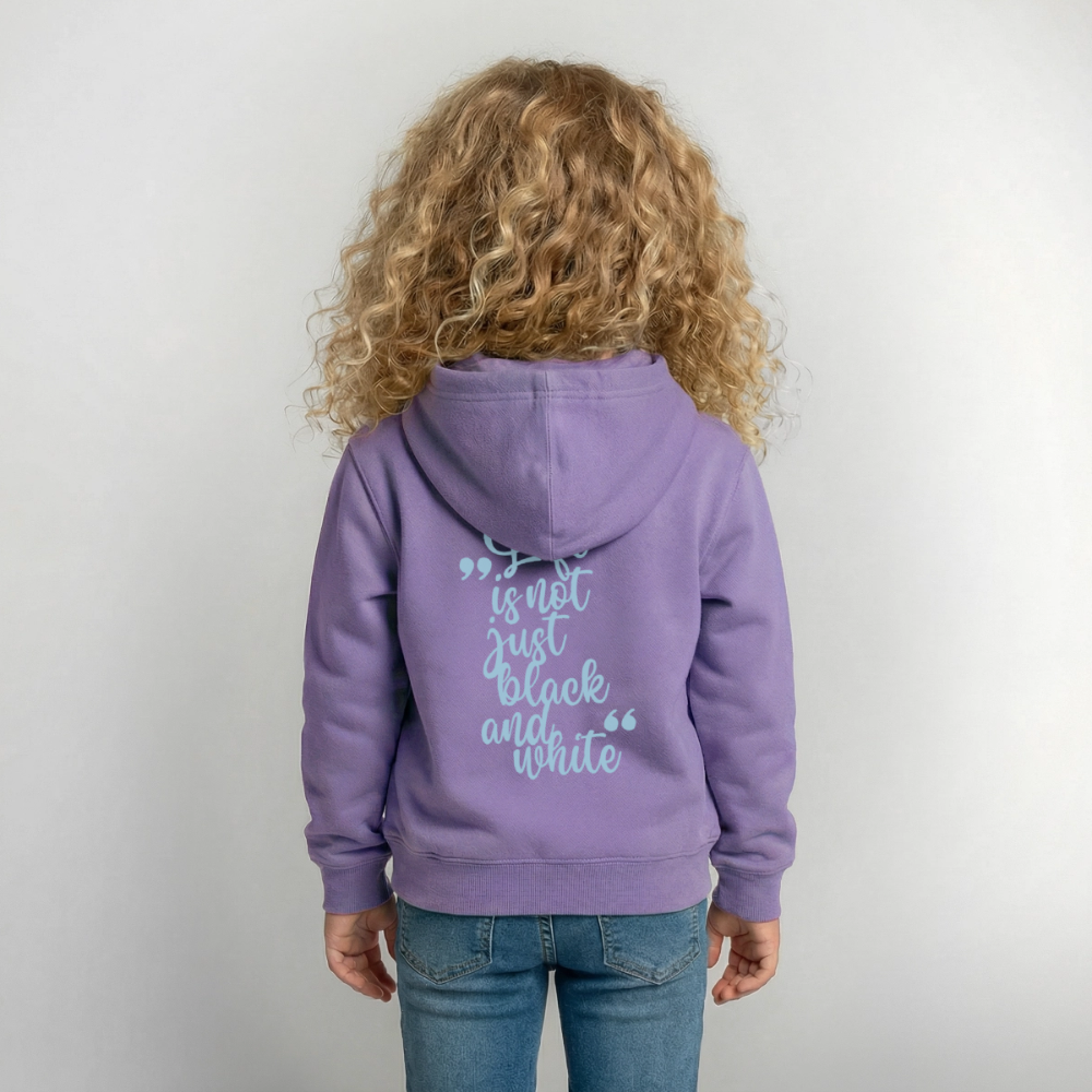 LiNBW. Crew Hoodie Life is not just black and white Edition Blue - LiNBW.