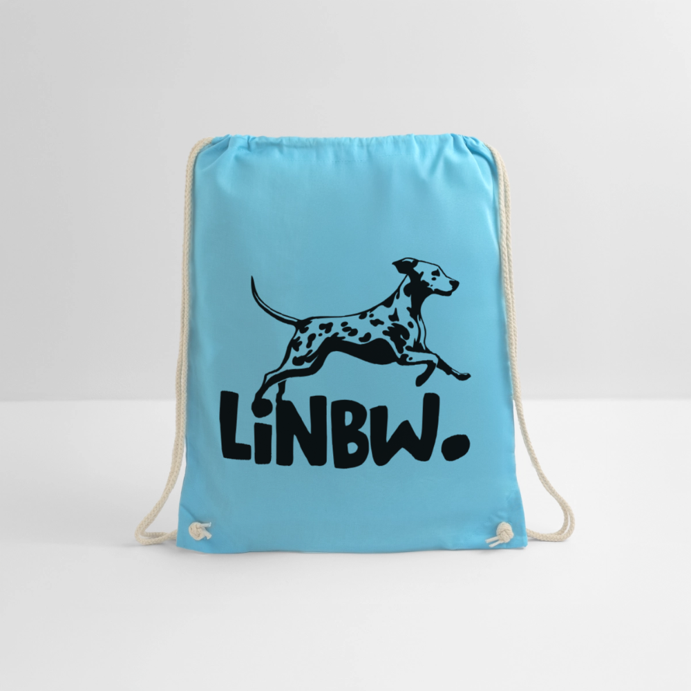 LiNBW. Turnbeutel Black Edition - Aqua