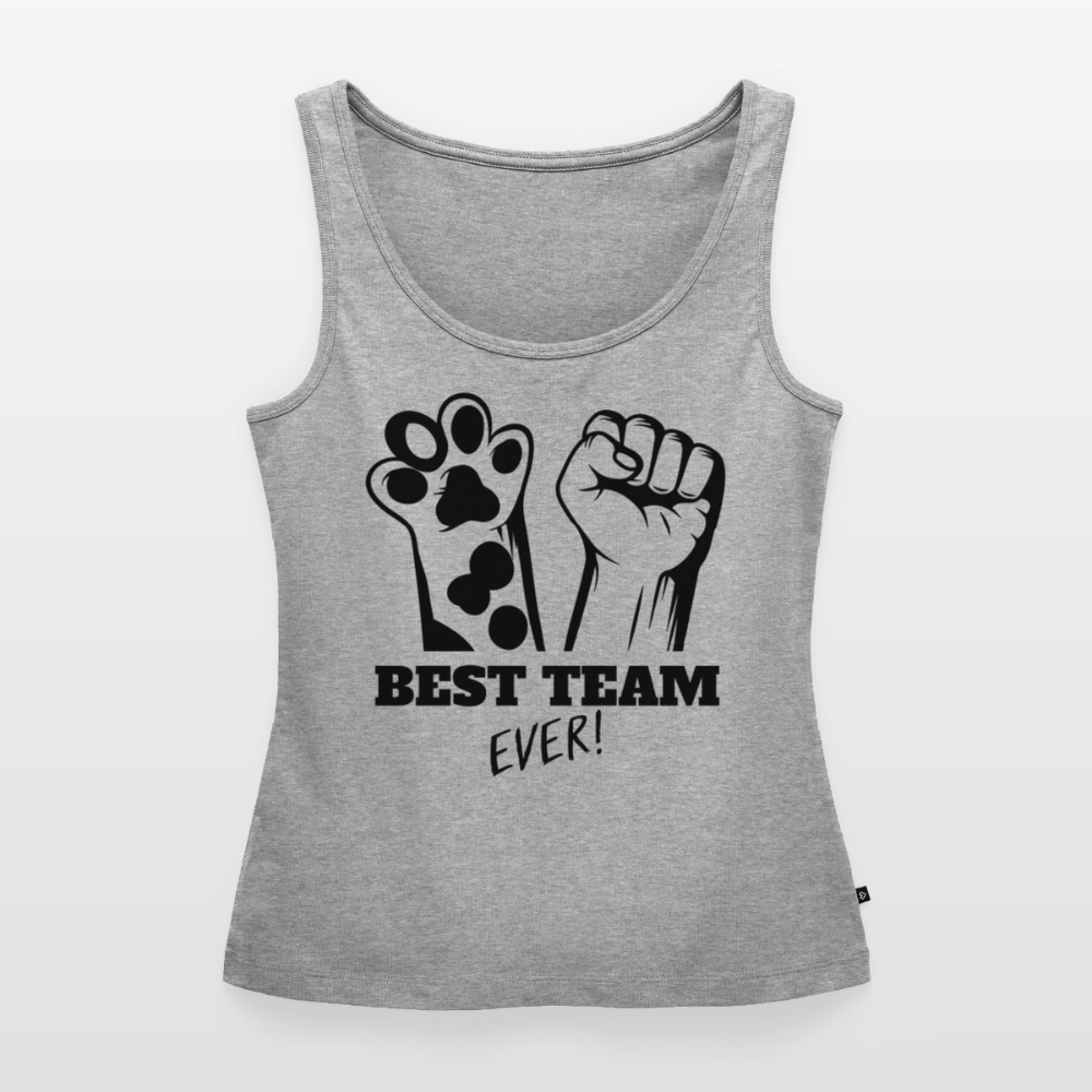 Best Team Ever Tank Top Premium - Grau meliert