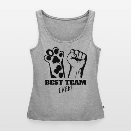 Best Team Ever Tank Top Premium - Grau meliert
