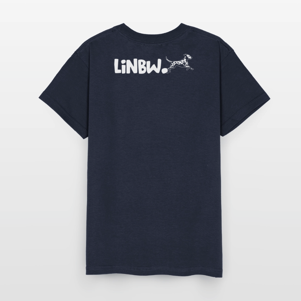 Boa's T-Shirt Splash White Edition Life is not just black and white - Navy