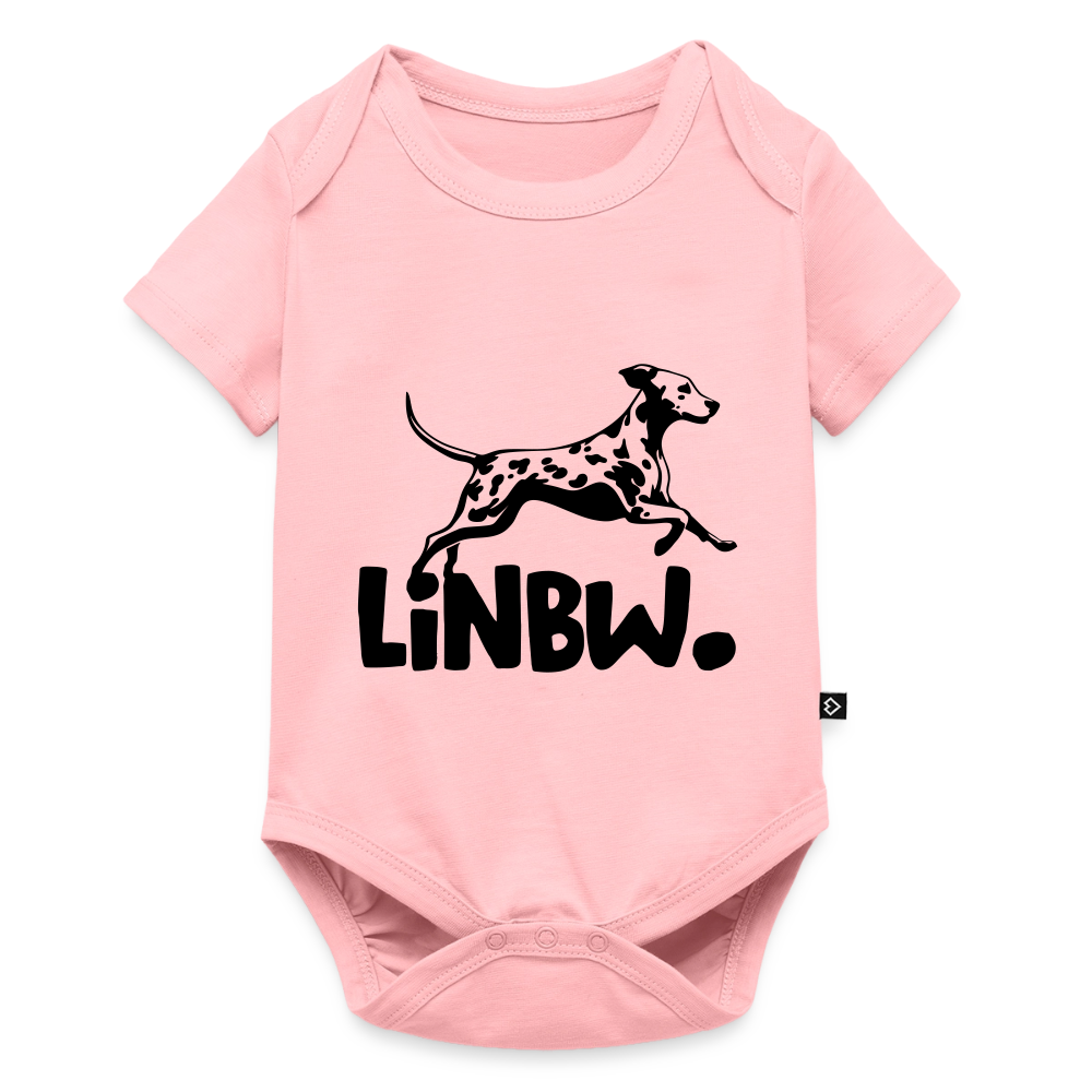 LiNBW. Kurzarm-Body Black Edition - Rosa