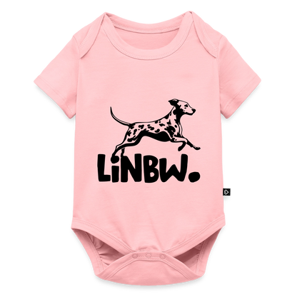 LiNBW. Kurzarm-Body Black Edition - Rosa