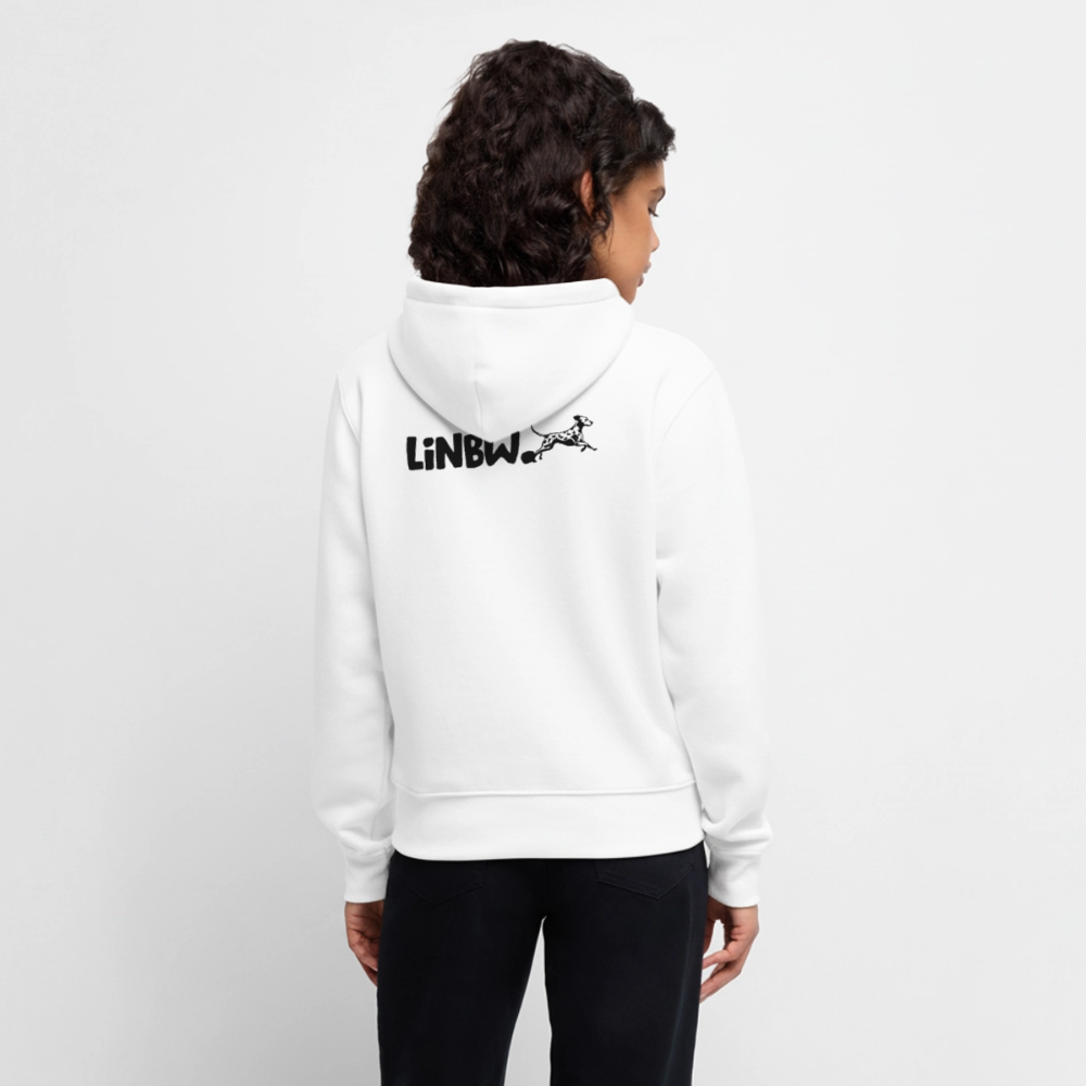 Life is not just black and white Hoodie Black Edition - Weiß