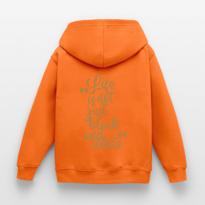 LiNBW. Crew Hoodie Life is not just black and white Edition Brown - LiNBW.