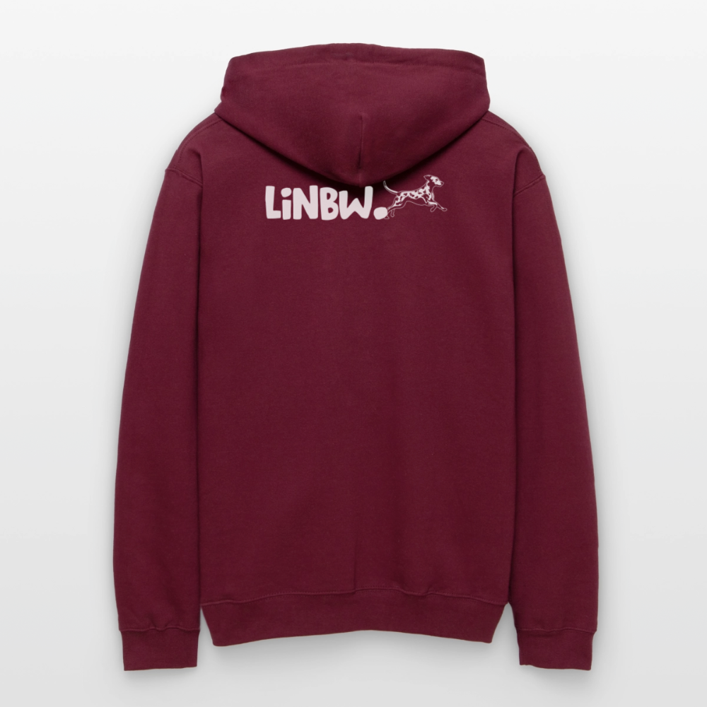 Life is not just black and white Hoodie White Edition - Maroon