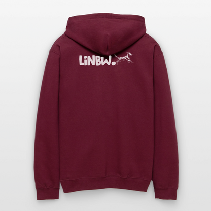 Life is not just black and white Hoodie White Edition - Maroon