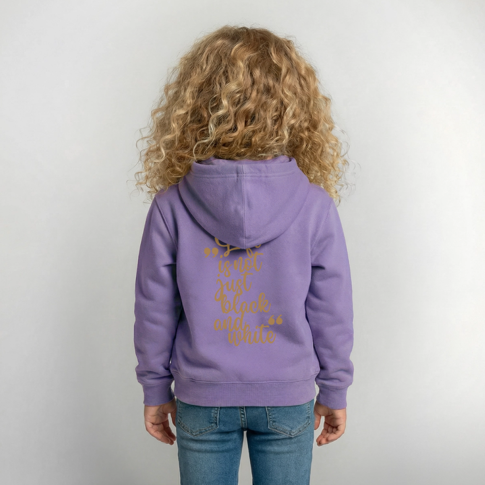 LiNBW. Crew Hoodie Life is not just black and white Edition Brown - LiNBW.