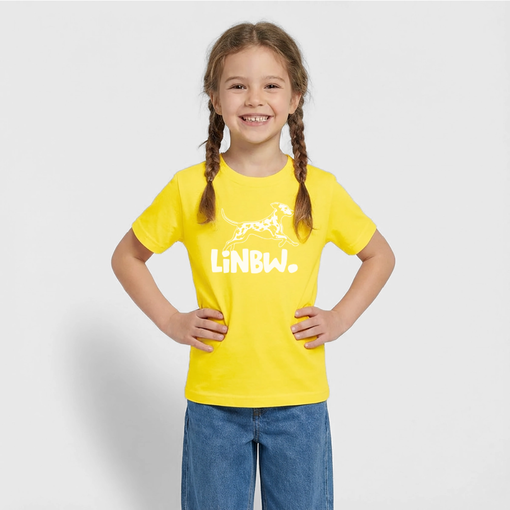 LiNBW. T-Shirt White Edition - Gelb
