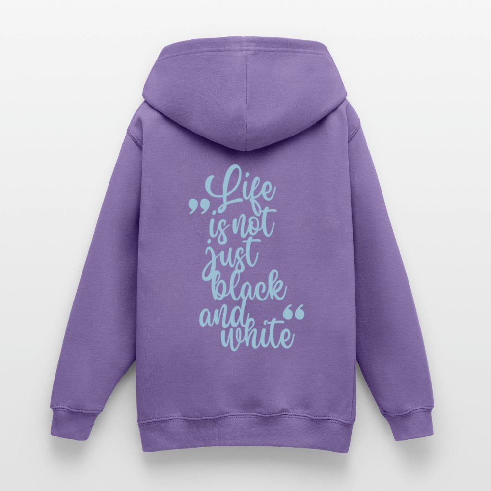 LiNBW. Crew Hoodie Life is not just black and white Edition Blue - LiNBW.