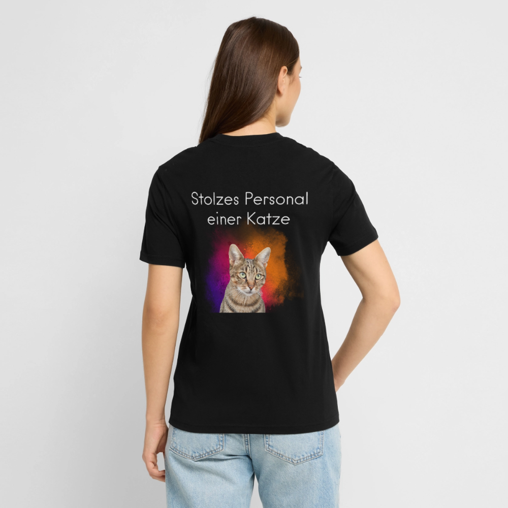 Pedro's Unisex T-Shirt Premium CAT DAD White Edition Stolzes Personal einer Katze - LiNBW.
