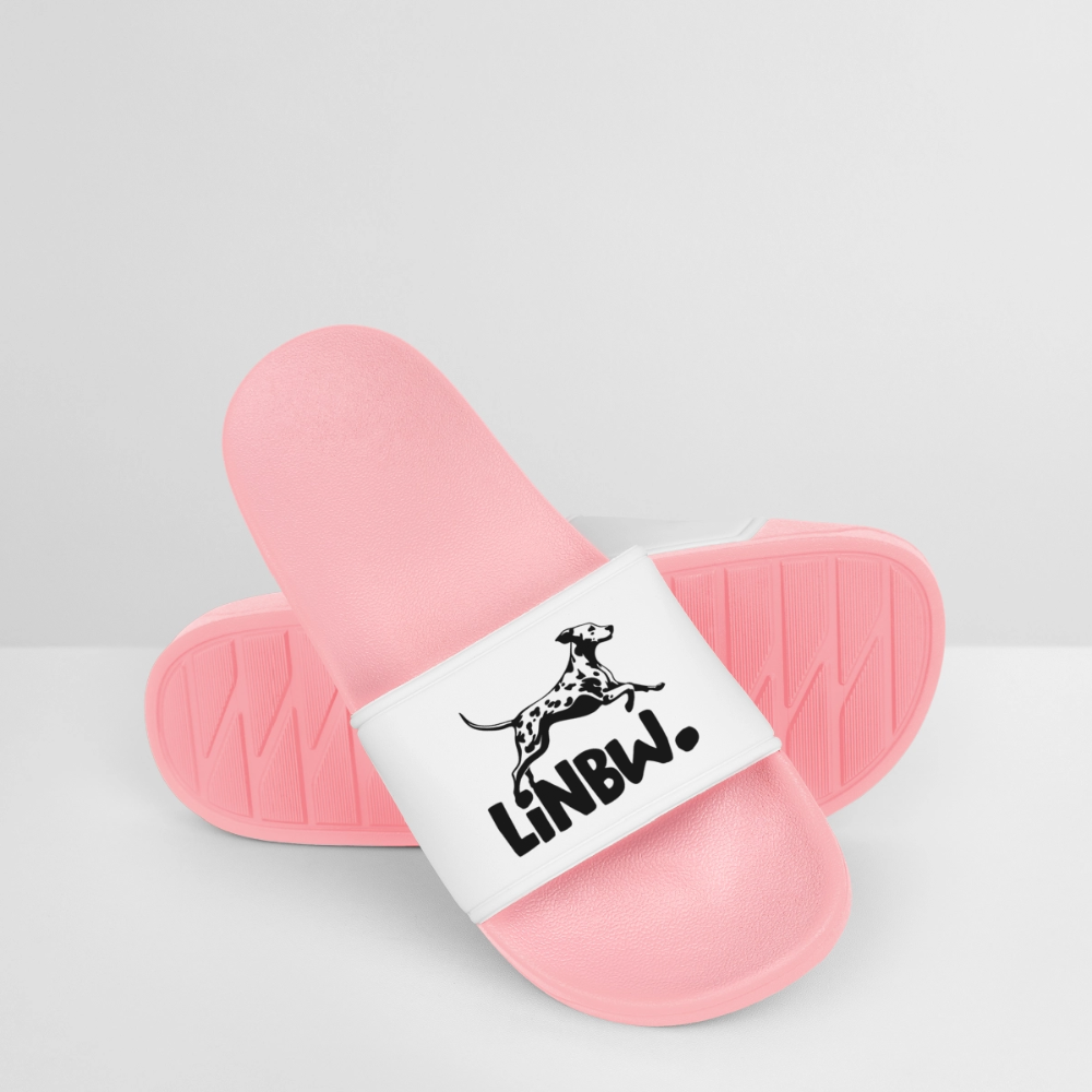 LiNBW. Badelatschen für Frauen Black Edition - Hellrosa