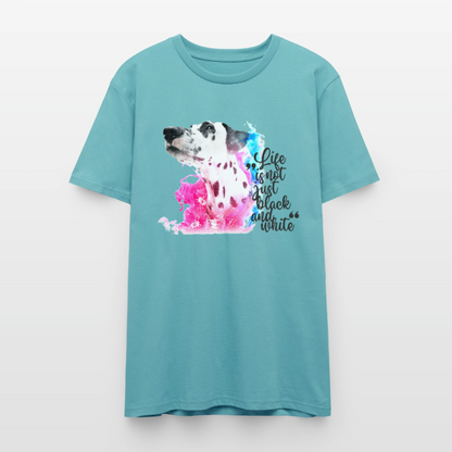 Boa's Unisex T-Shirt Premium Splash Black Edition Life is not just black and white - LiNBW.