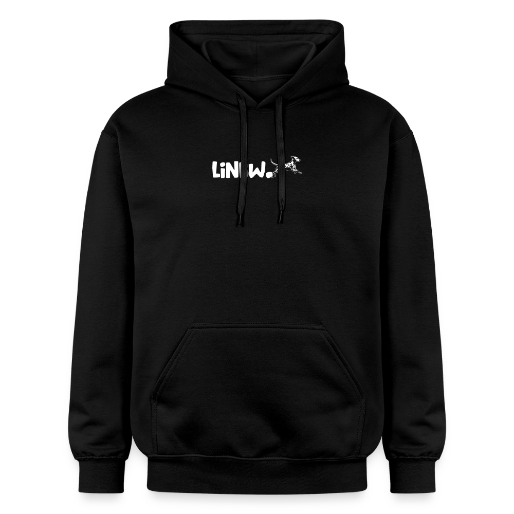 LiNBW. Crew Hoodie White Edition Life is not just black and white - Schwarz
