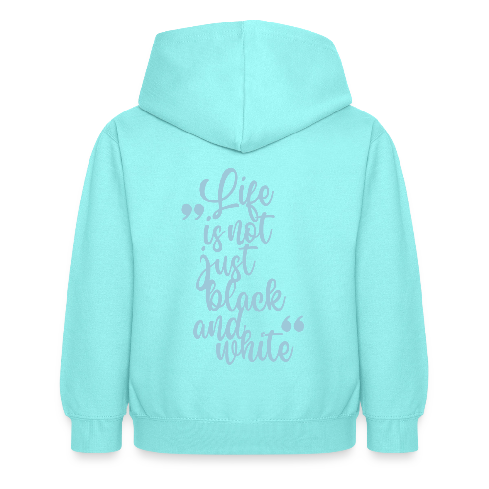 LiNBW. Crew Hoodie Life is not just black and white Edition Blue - LiNBW.