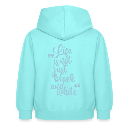 LiNBW. Crew Hoodie Life is not just black and white Edition Blue - LiNBW.