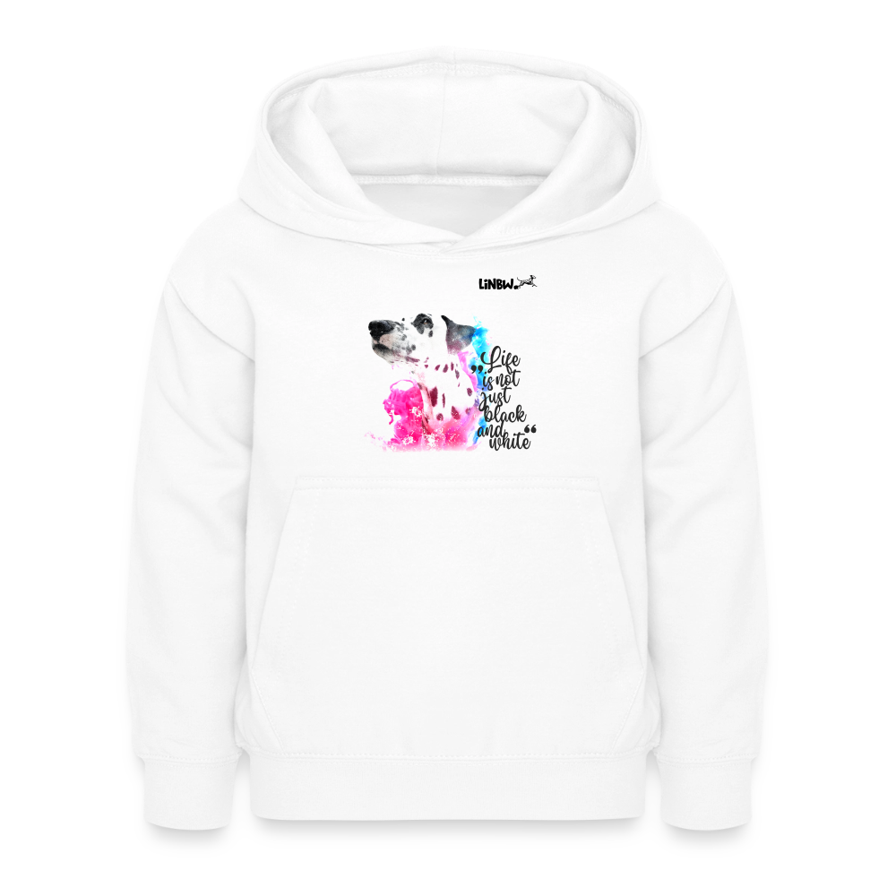 Boa's Hoodie Splash Life is not just black and white Edition Black - LiNBW.