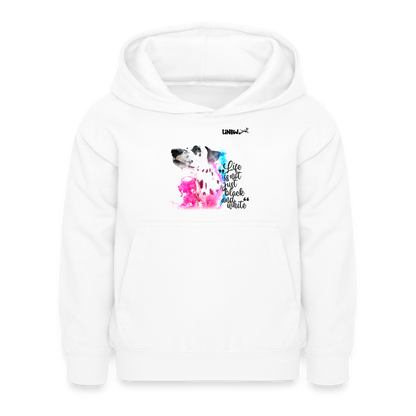 Boa's Hoodie Splash Life is not just black and white Edition Black - LiNBW.