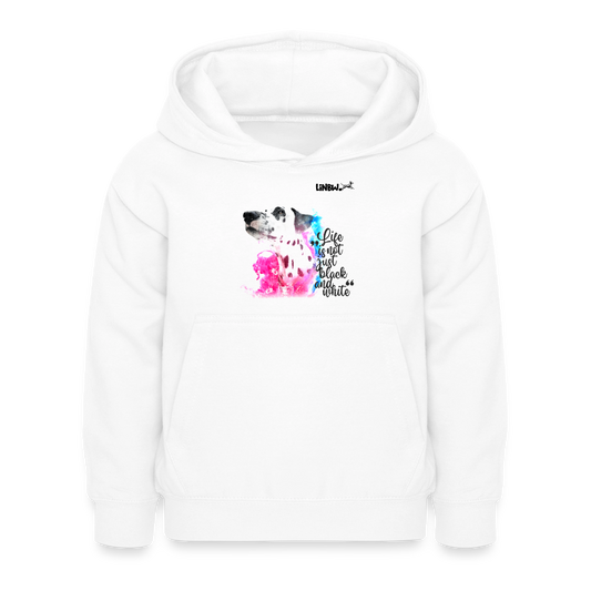 Boa's Hoodie Splash Life is not just black and white Edition Black - LiNBW.