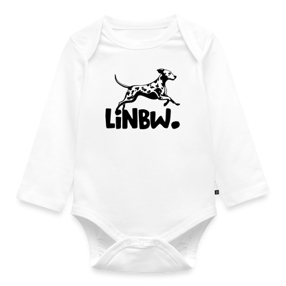 LiNBW. Langarm-Body Black Edition - Weiß