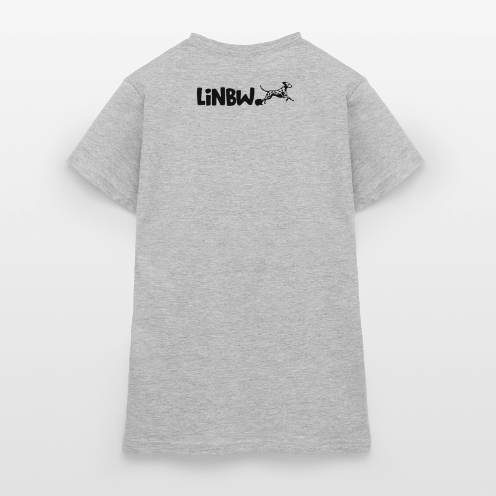 Boa's T-Shirt Splash Black Edition Life is not just black and white - Grau meliert