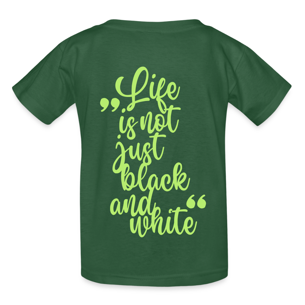 LiNBW. Crew T-Shirt Green Edition Life is not just black and white - LiNBW.