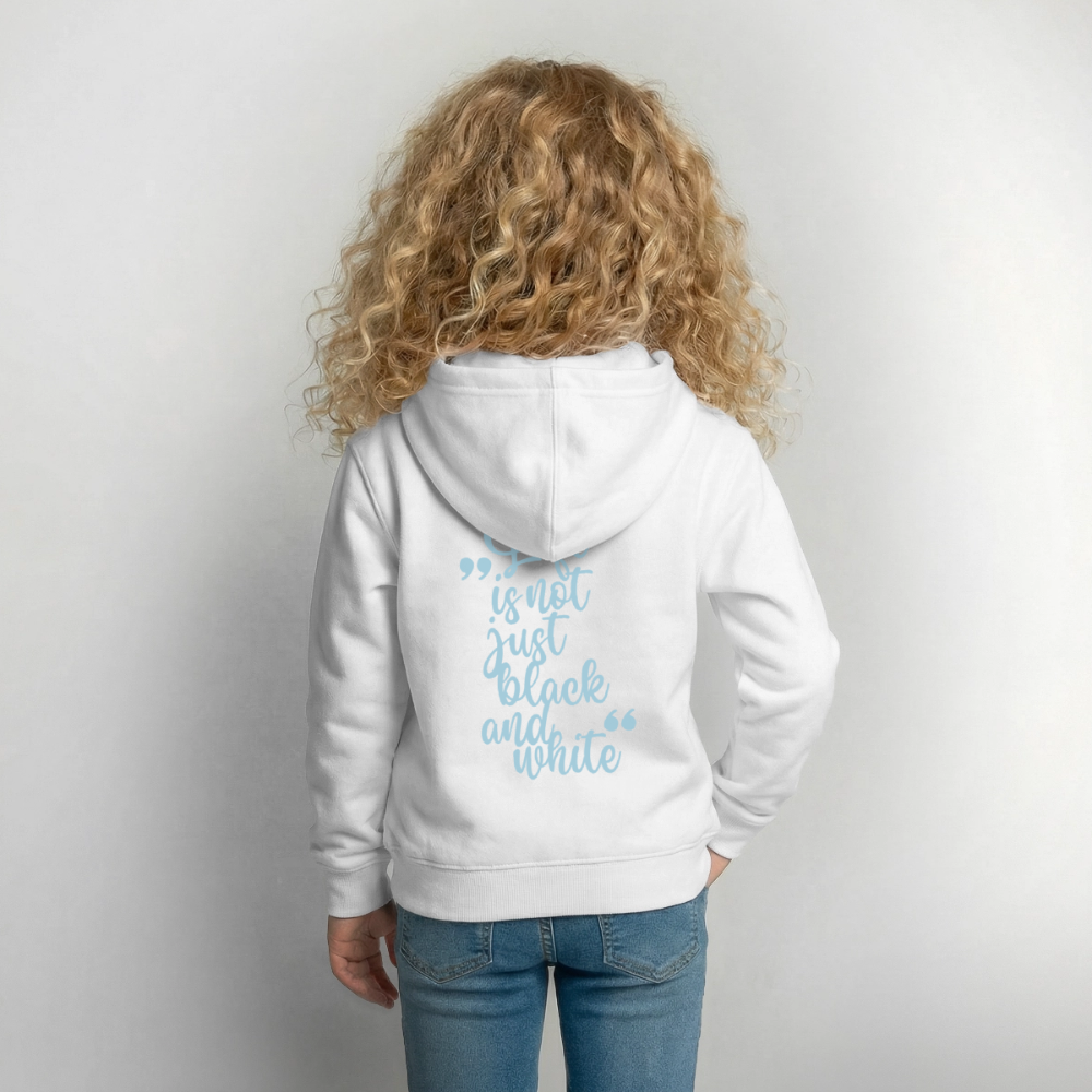 LiNBW. Crew Hoodie Life is not just black and white Edition Blue - LiNBW.