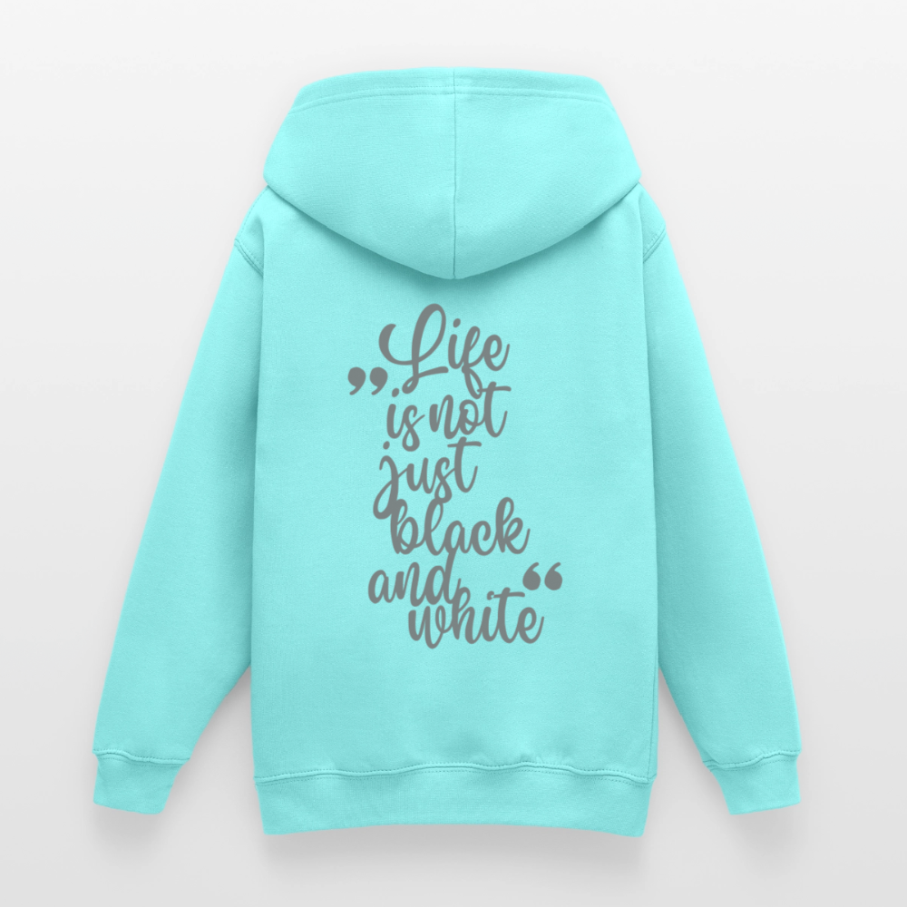 LiNBW. Crew Hoodie Life is not just black and white Edition Grey - LiNBW.