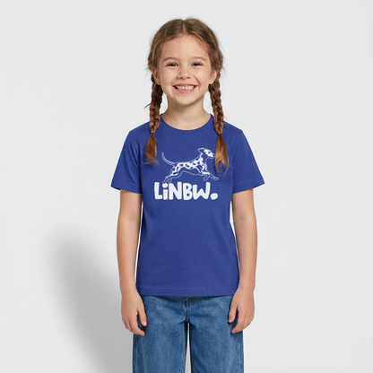 LiNBW. T-Shirt White Edition - Royalblau