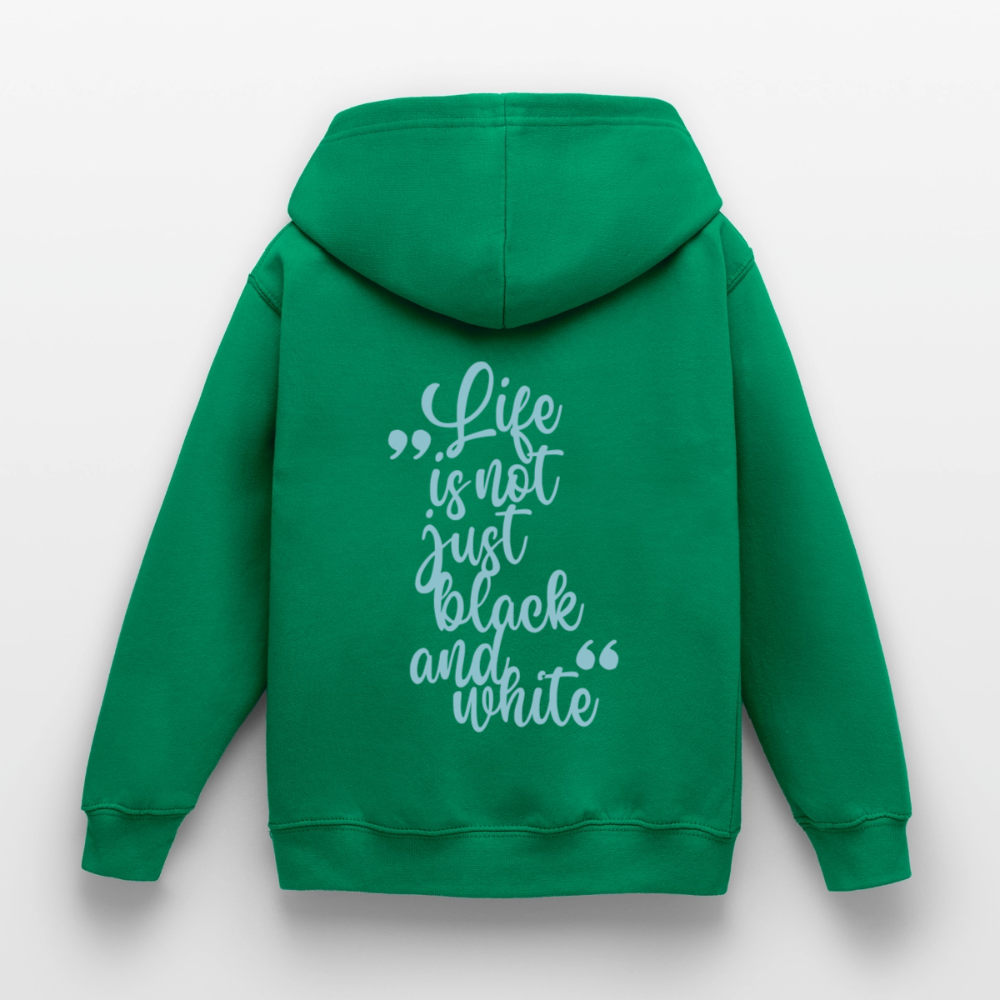 LiNBW. Crew Hoodie Life is not just black and white Edition Blue - LiNBW.
