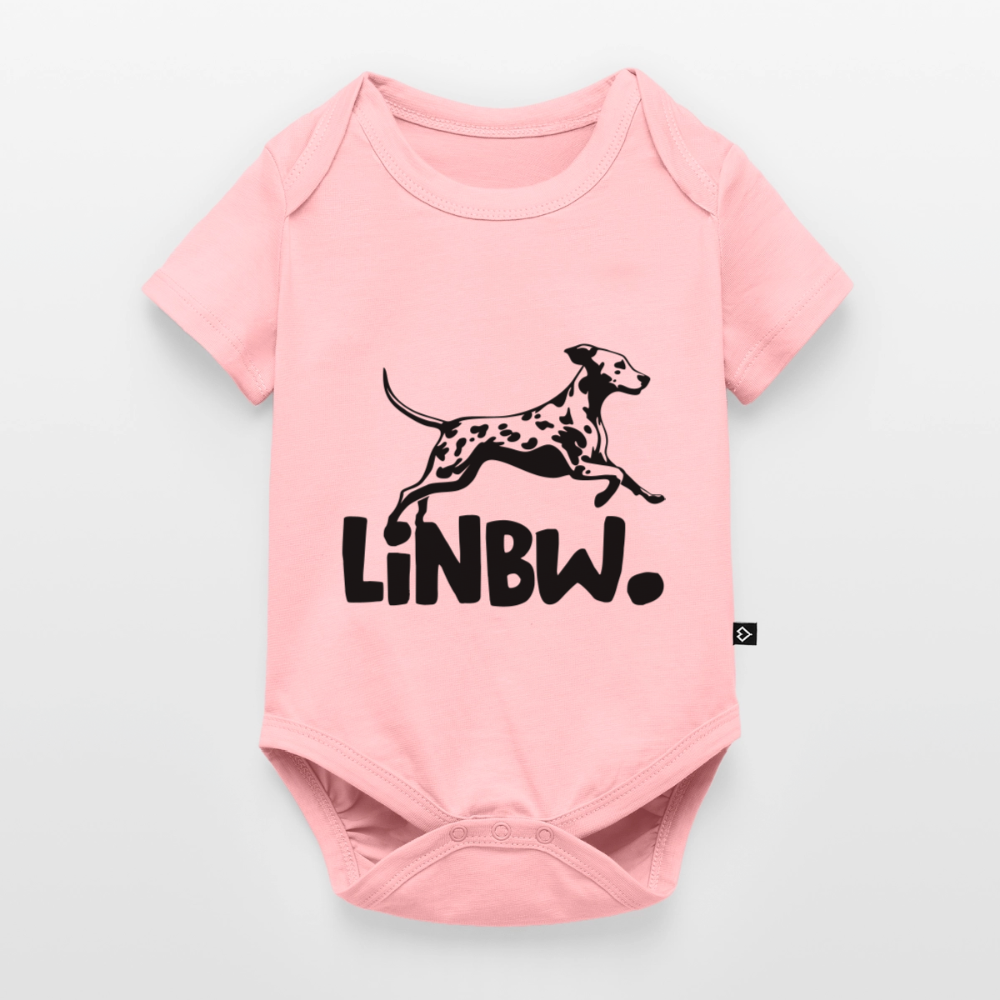 LiNBW. Kurzarm-Body Black Edition - Rosa
