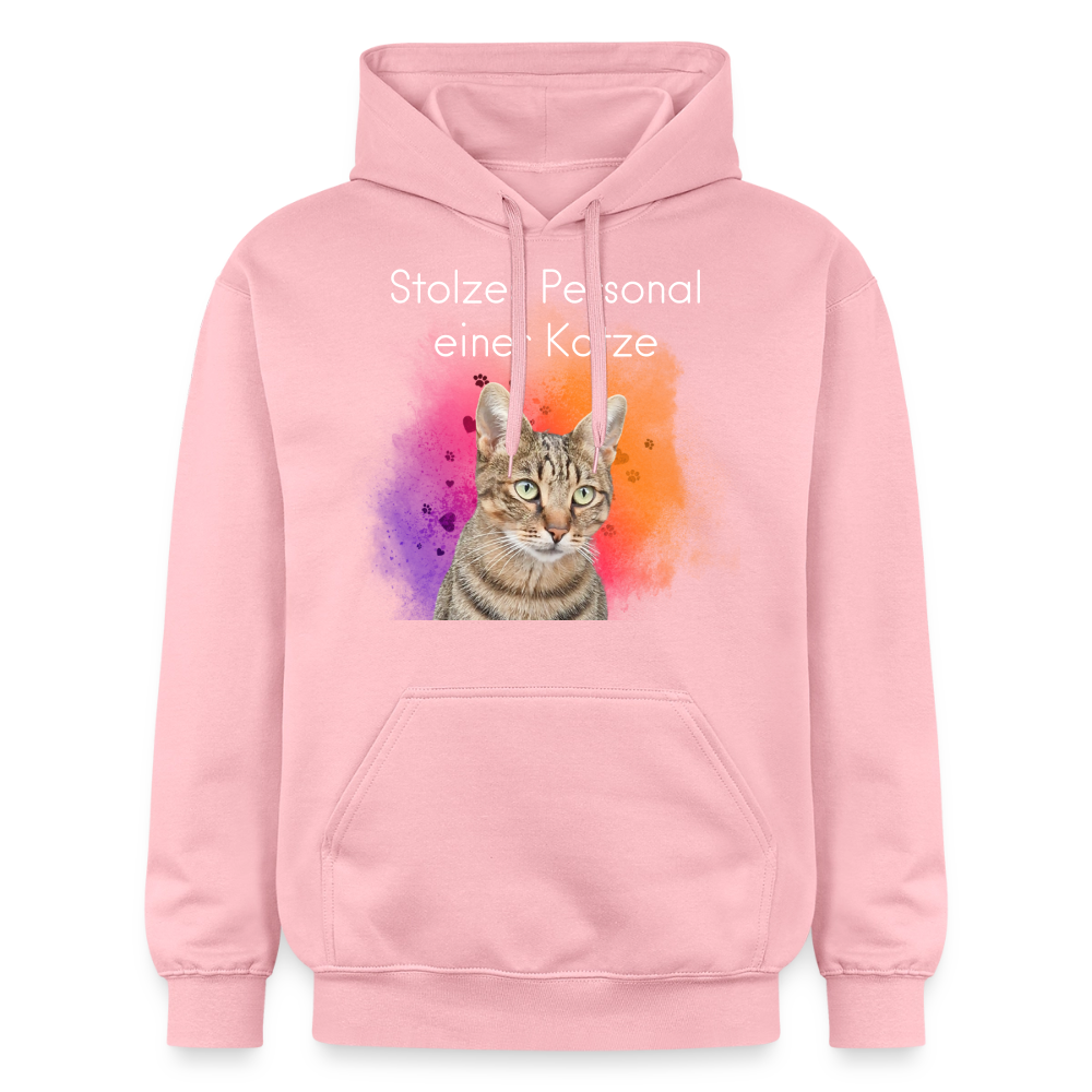 Pedro's Hoodie Stolzes Personal einer Katze White Edition - Hellrosa