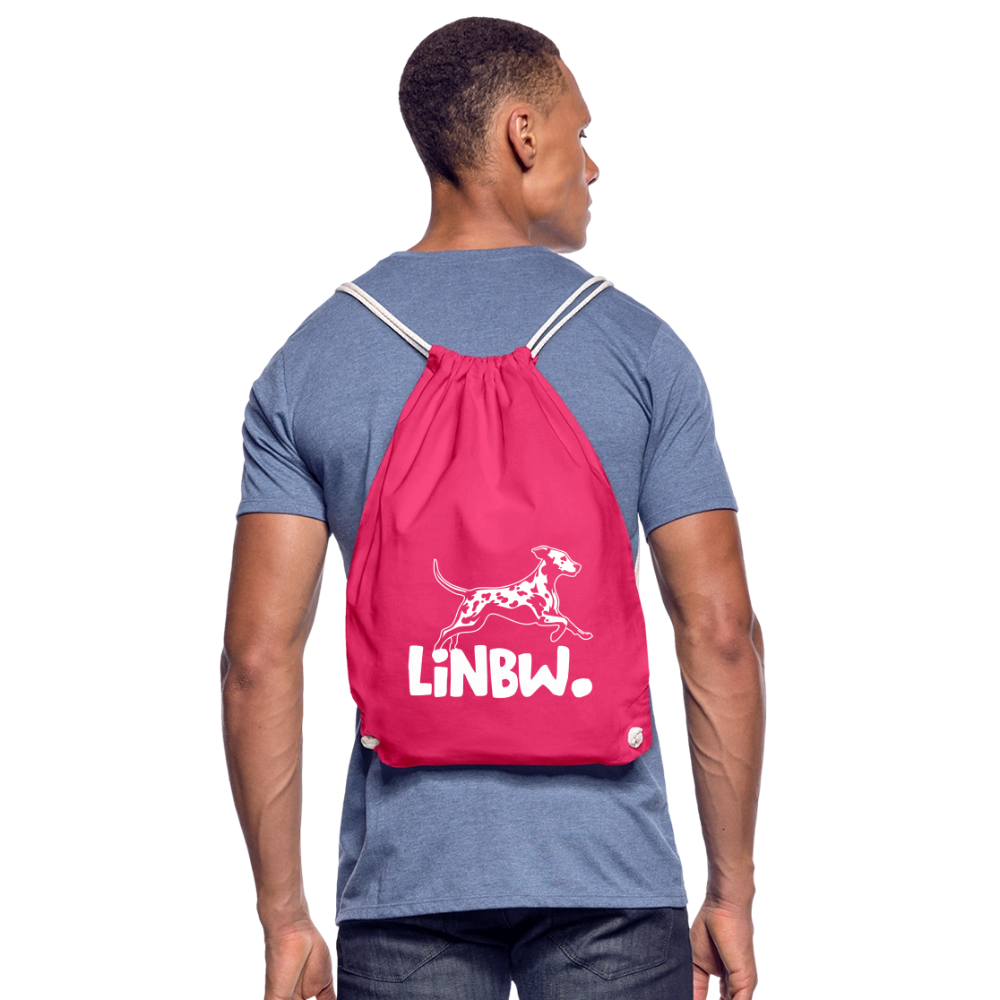 LiNBW. Turnbeutel White Edition - Fuchsia