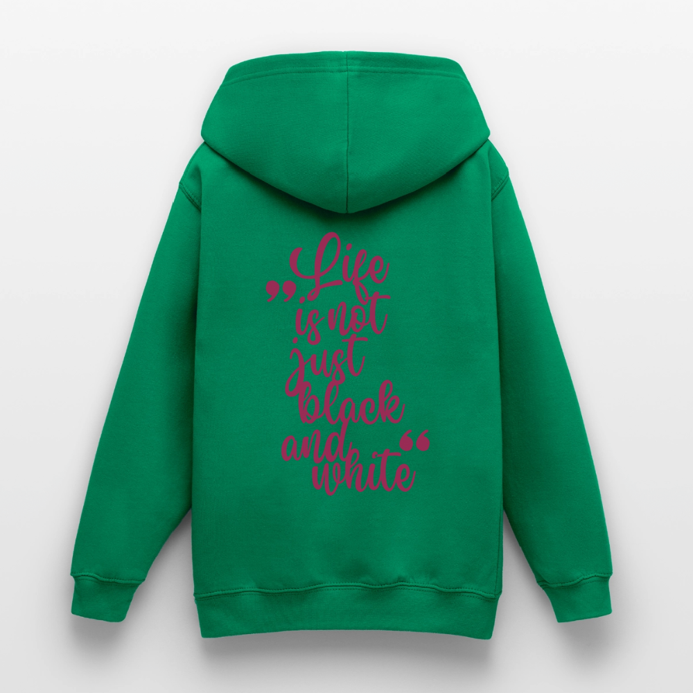 LiNBW. Crew Hoodie Life is not just black and white Edition Pink - LiNBW.