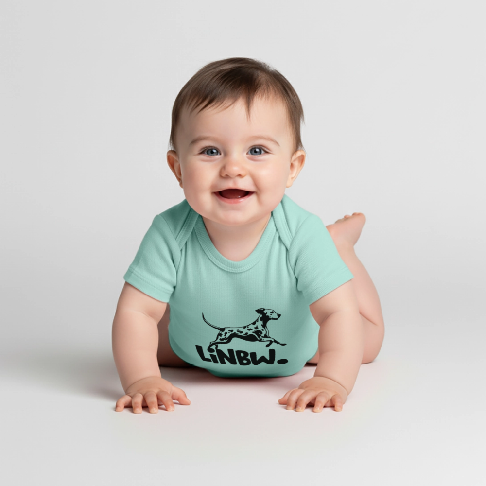 LiNBW. Kurzarm-Body Black Edition - Mint 