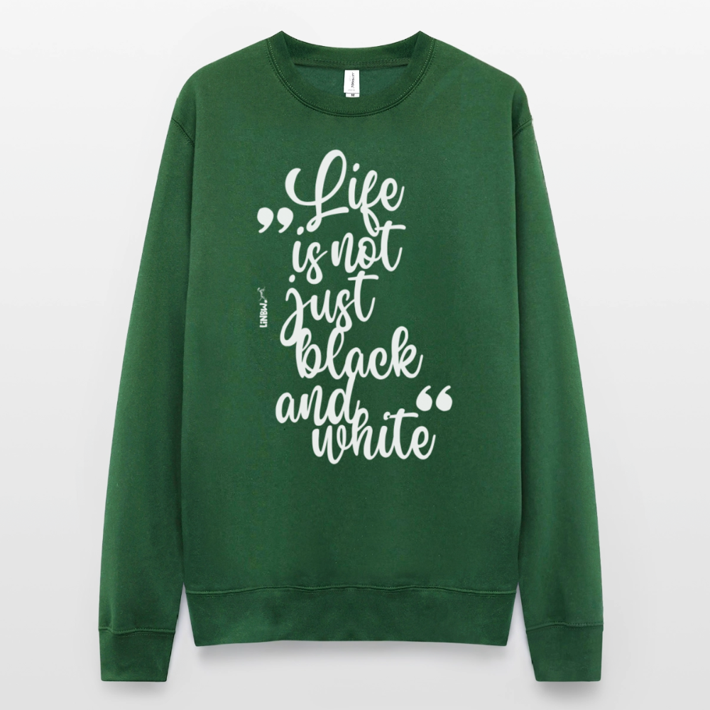 Life is not just black and white Classic Pullover White Edition - LiNBW.