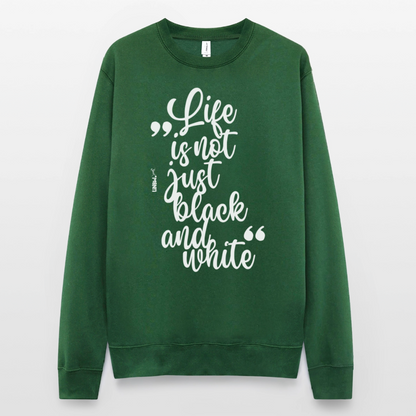 Life is not just black and white Classic Pullover White Edition - LiNBW.